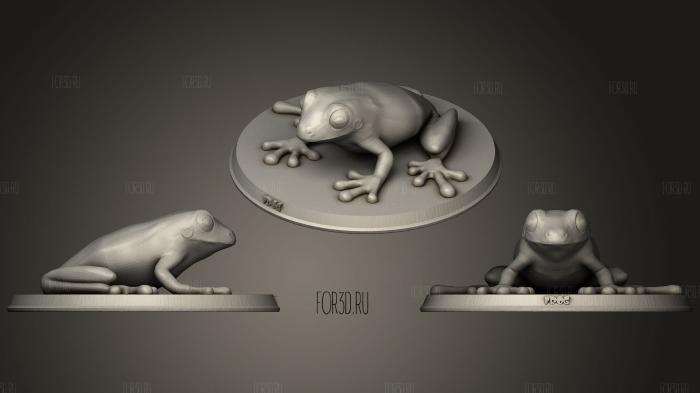 Realistic Frog stl model for CNC